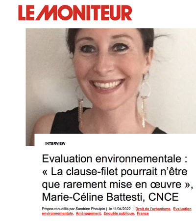 Interview de Marie-Céline Battesti par le Moniteur des Travaux Publics