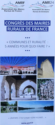 La CNCE et la cceBA ont participé au Congrès national des maires ruraux en Dordogne