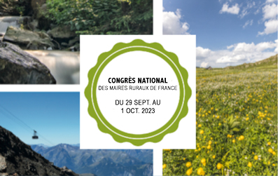 La CNCE et la CCE Drôme Isère Savoies participent au Congrès national des maires ruraux de France, organisé du 29/09 au 1/10/2023
